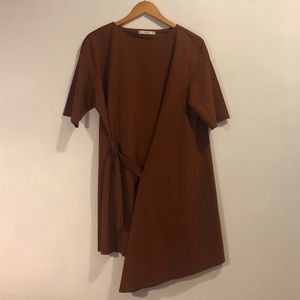 Rust Asymmetrical Dress